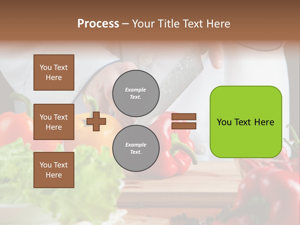 Indoors Foodstuff Vegs PowerPoint Template
