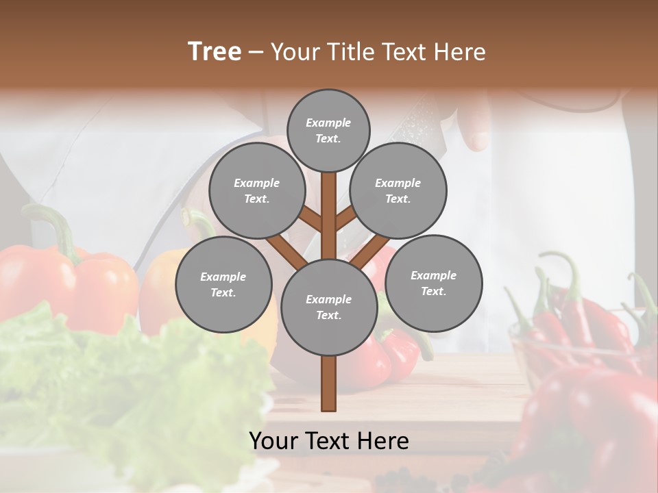 Indoors Foodstuff Vegs PowerPoint Template