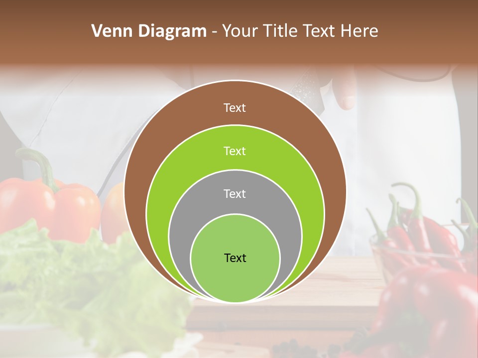 Indoors Foodstuff Vegs PowerPoint Template