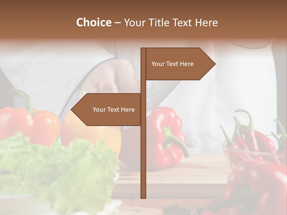 Indoors Foodstuff Vegs PowerPoint Template