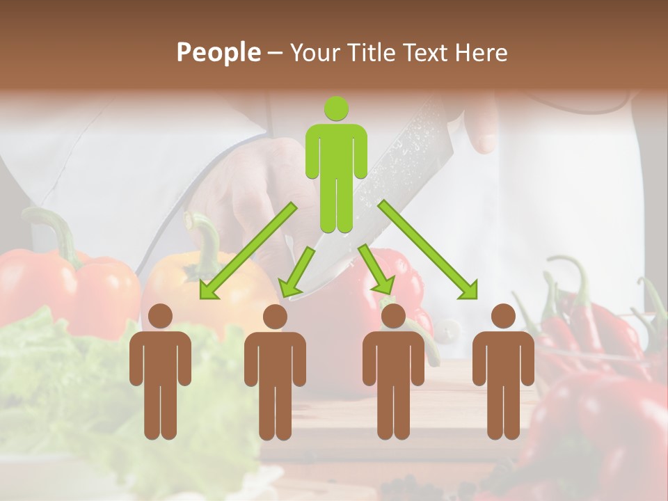 Indoors Foodstuff Vegs PowerPoint Template