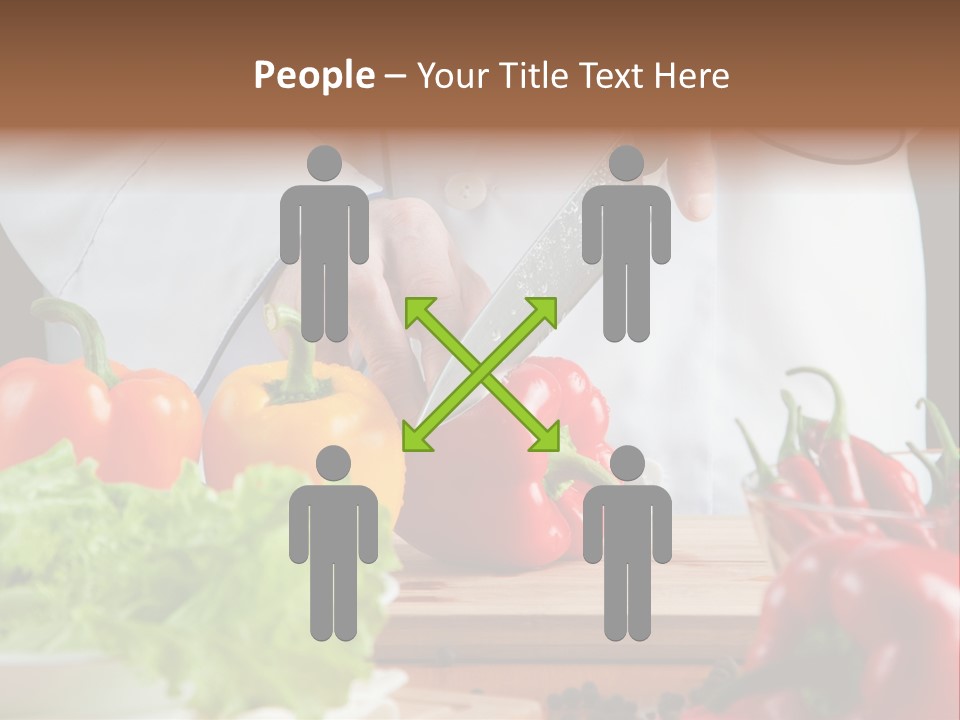 Indoors Foodstuff Vegs PowerPoint Template