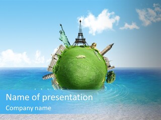 Album Conceptual Ballons PowerPoint Template