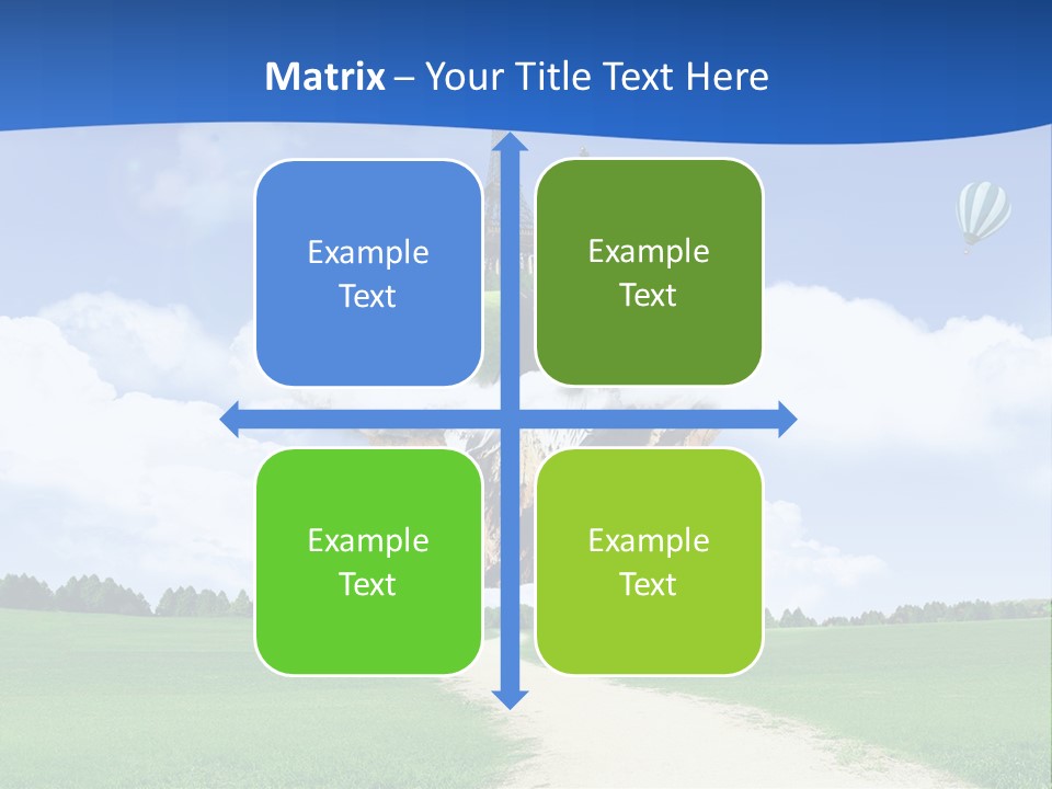 Retro City Isolated PowerPoint Template