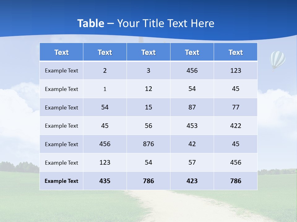 Retro City Isolated PowerPoint Template