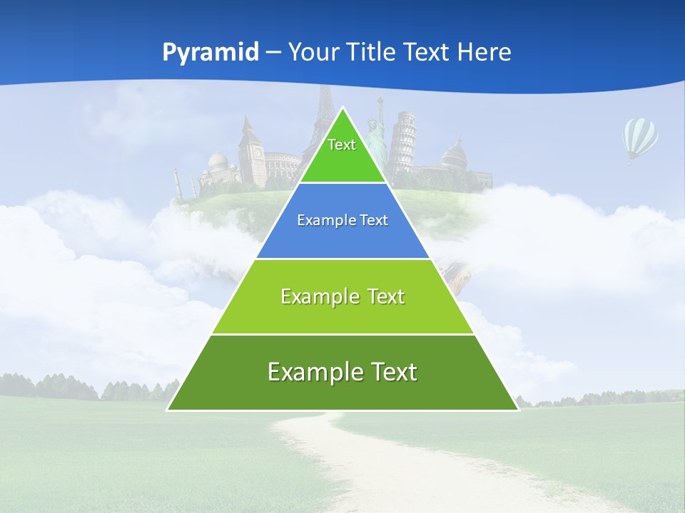 Retro City Isolated PowerPoint Template