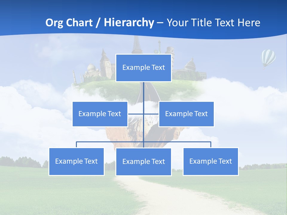 Retro City Isolated PowerPoint Template