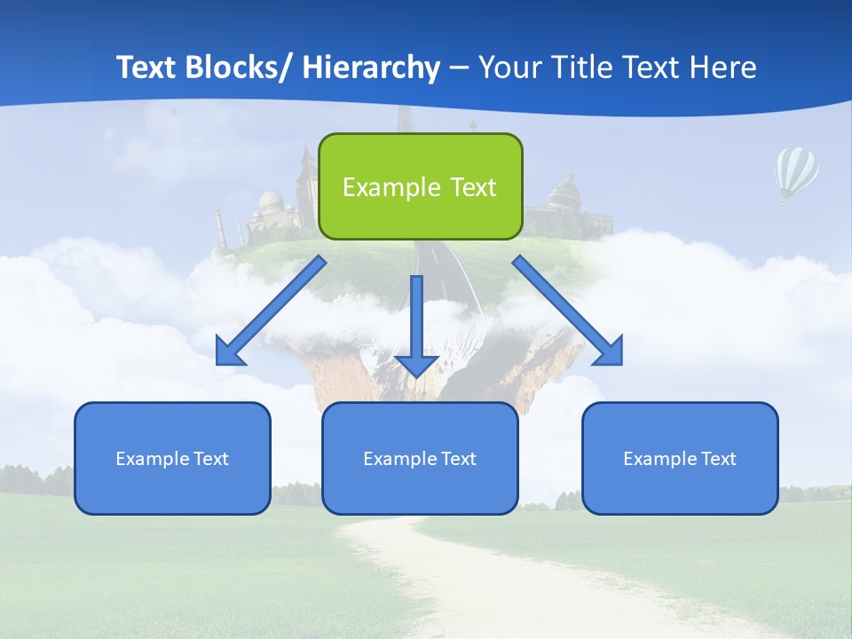 Retro City Isolated PowerPoint Template