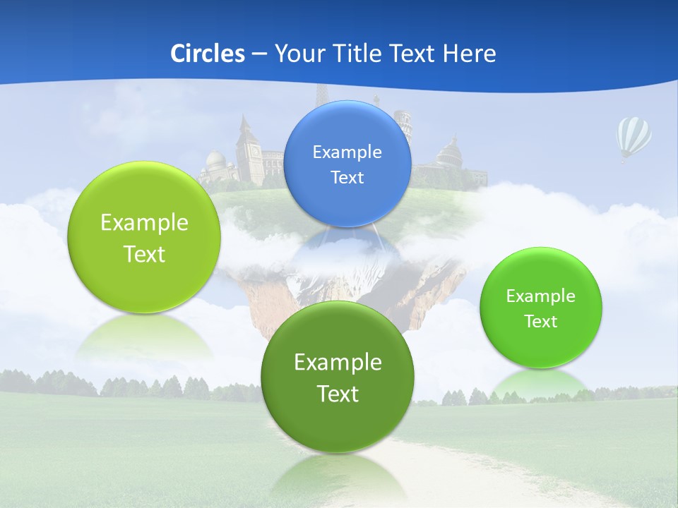 Retro City Isolated PowerPoint Template