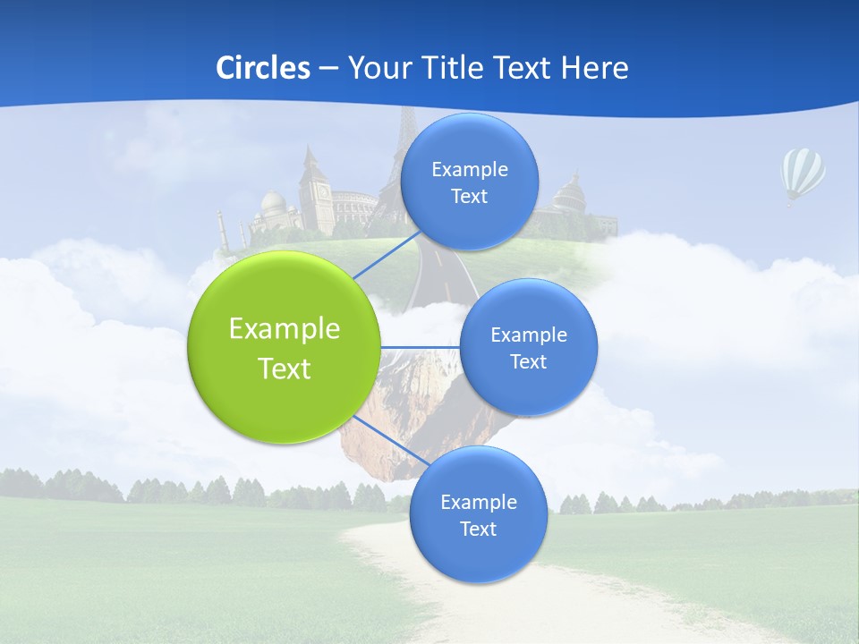 Retro City Isolated PowerPoint Template