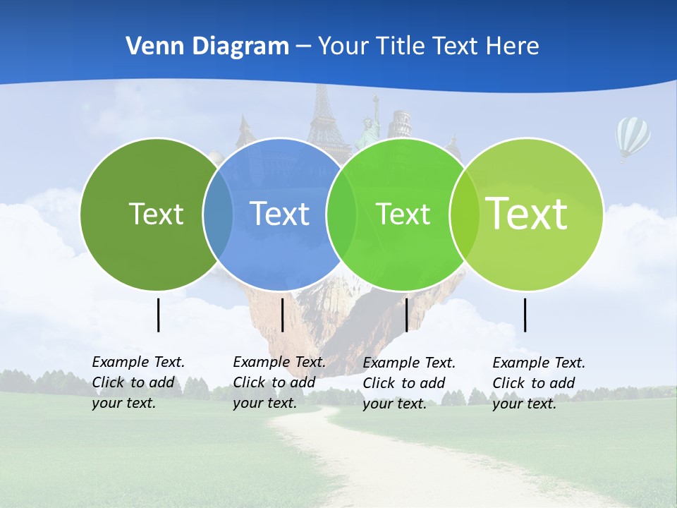 Retro City Isolated PowerPoint Template