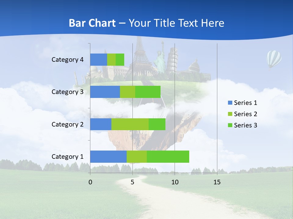 Retro City Isolated PowerPoint Template
