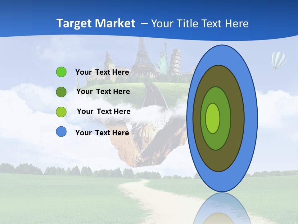 Retro City Isolated PowerPoint Template