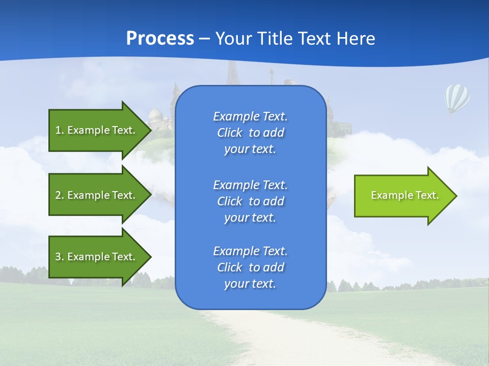 Retro City Isolated PowerPoint Template