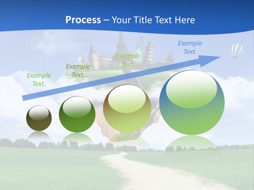 Retro City Isolated PowerPoint Template
