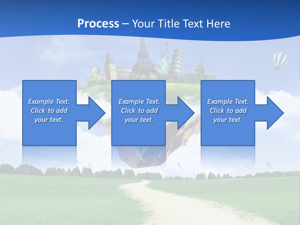 Retro City Isolated PowerPoint Template