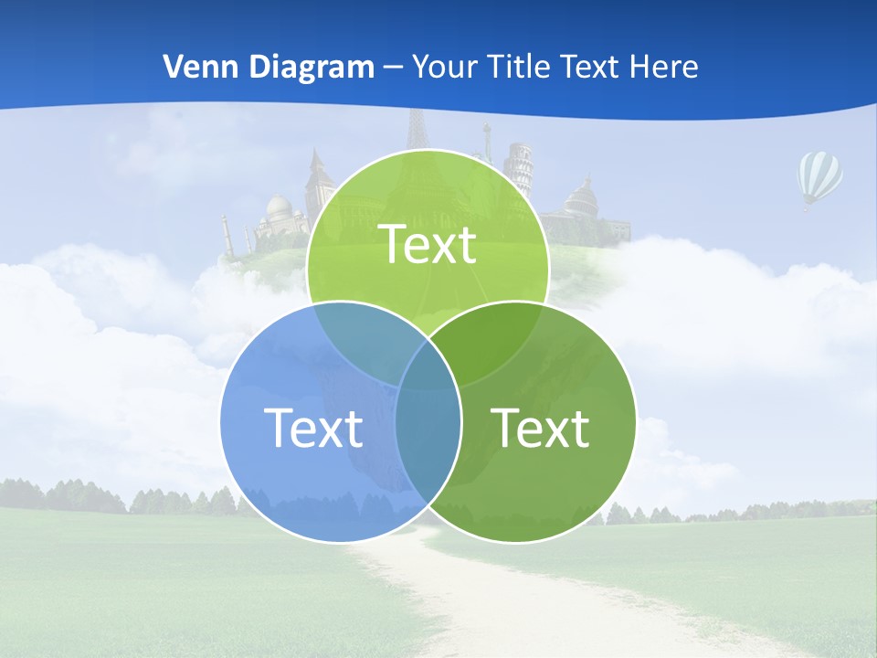 Retro City Isolated PowerPoint Template