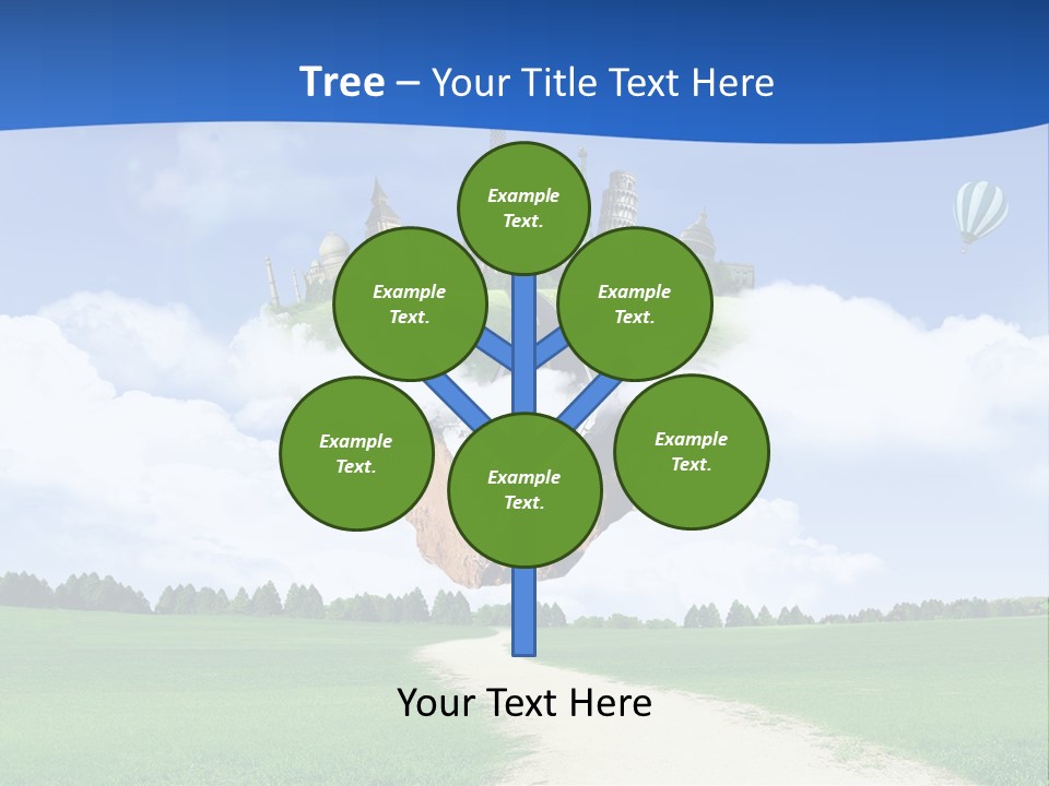 Retro City Isolated PowerPoint Template