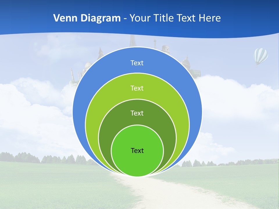Retro City Isolated PowerPoint Template