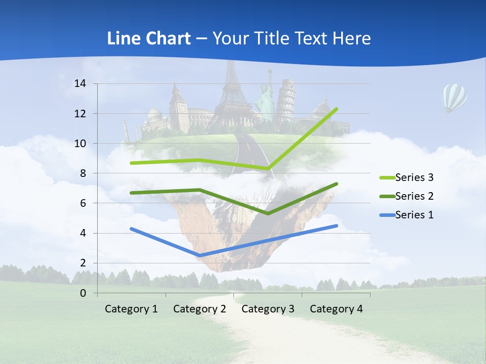 Retro City Isolated PowerPoint Template