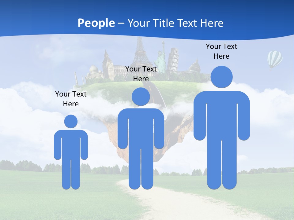 Retro City Isolated PowerPoint Template