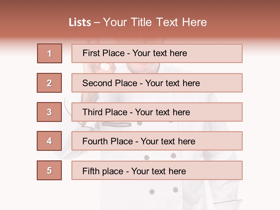 Hat Male Cook PowerPoint Template