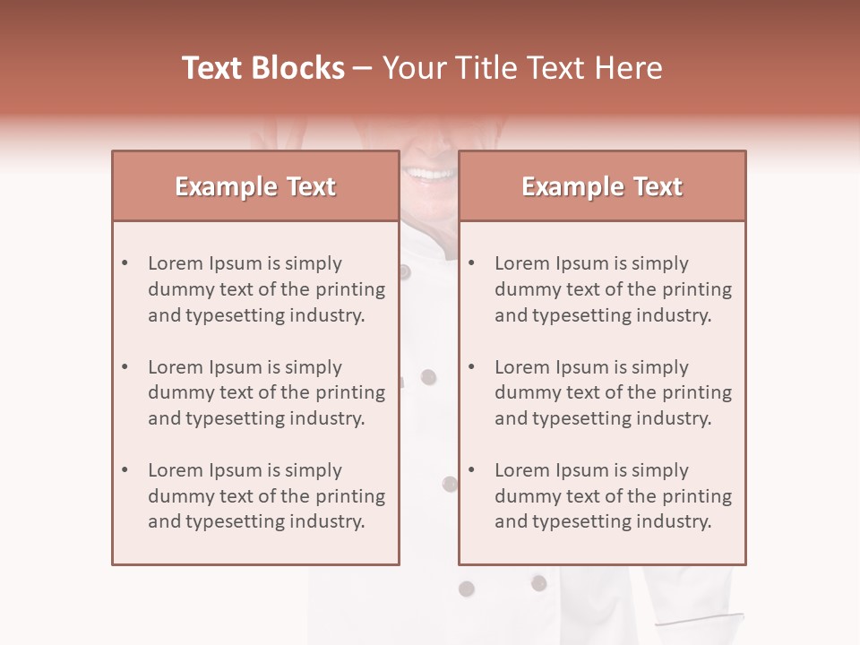 Hat Male Cook PowerPoint Template