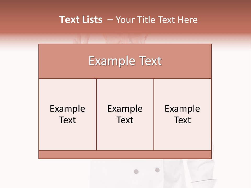 Hat Male Cook PowerPoint Template