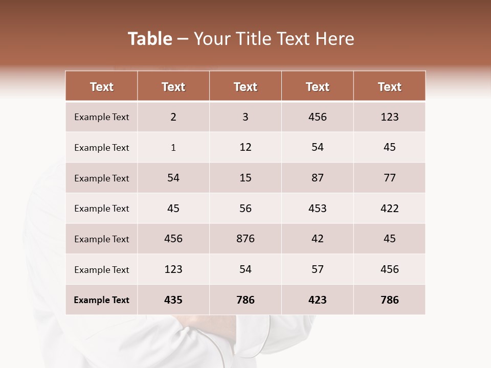 Recipe Hat Male PowerPoint Template