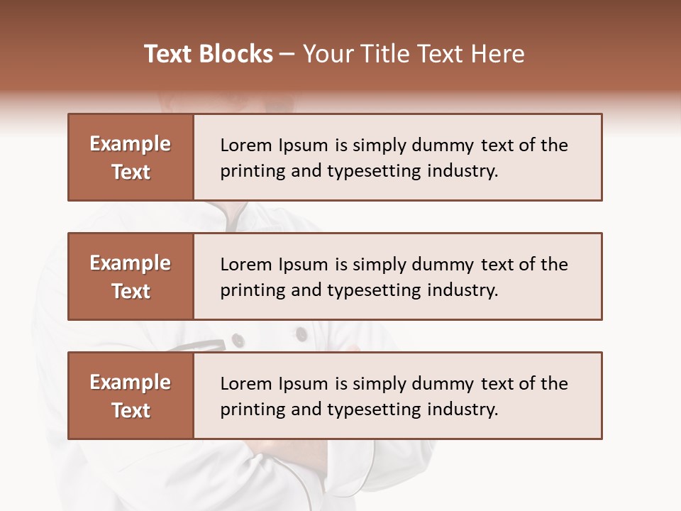 Recipe Hat Male PowerPoint Template