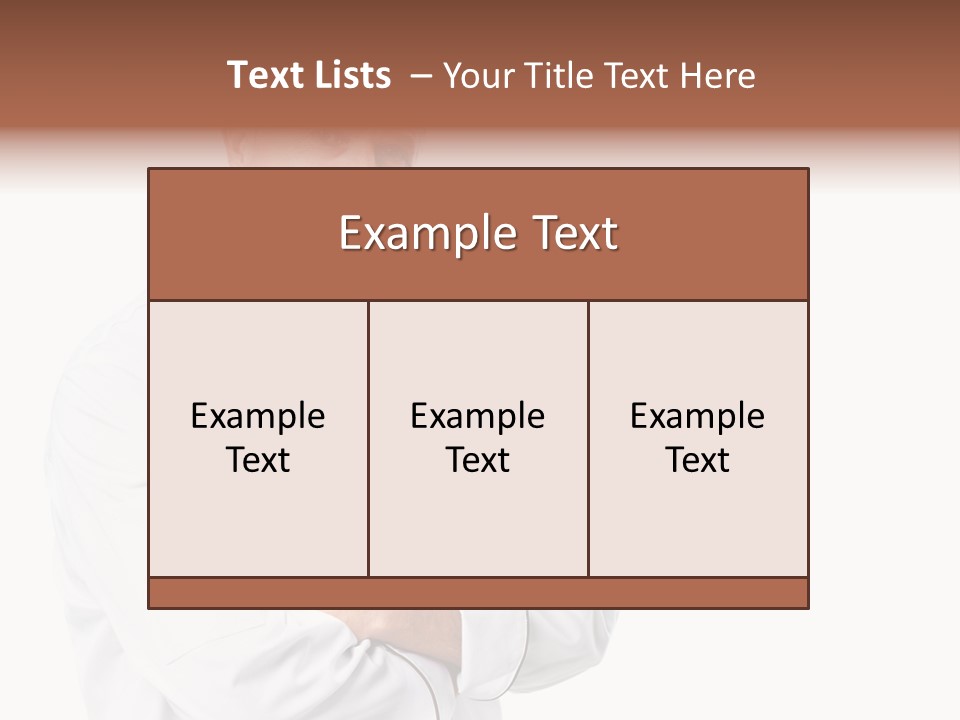 Recipe Hat Male PowerPoint Template