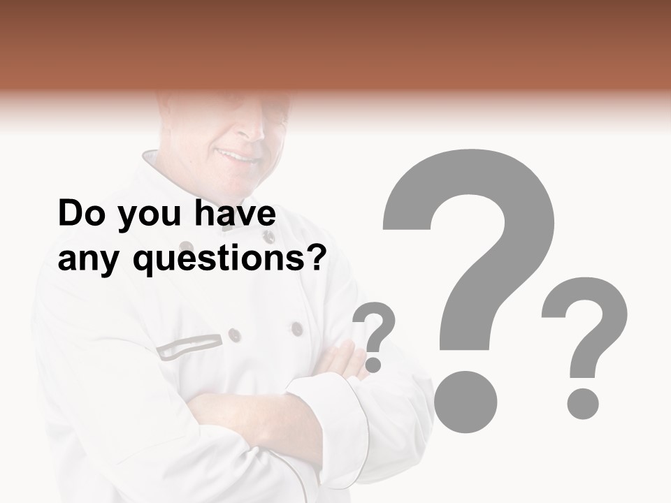 Recipe Hat Male PowerPoint Template