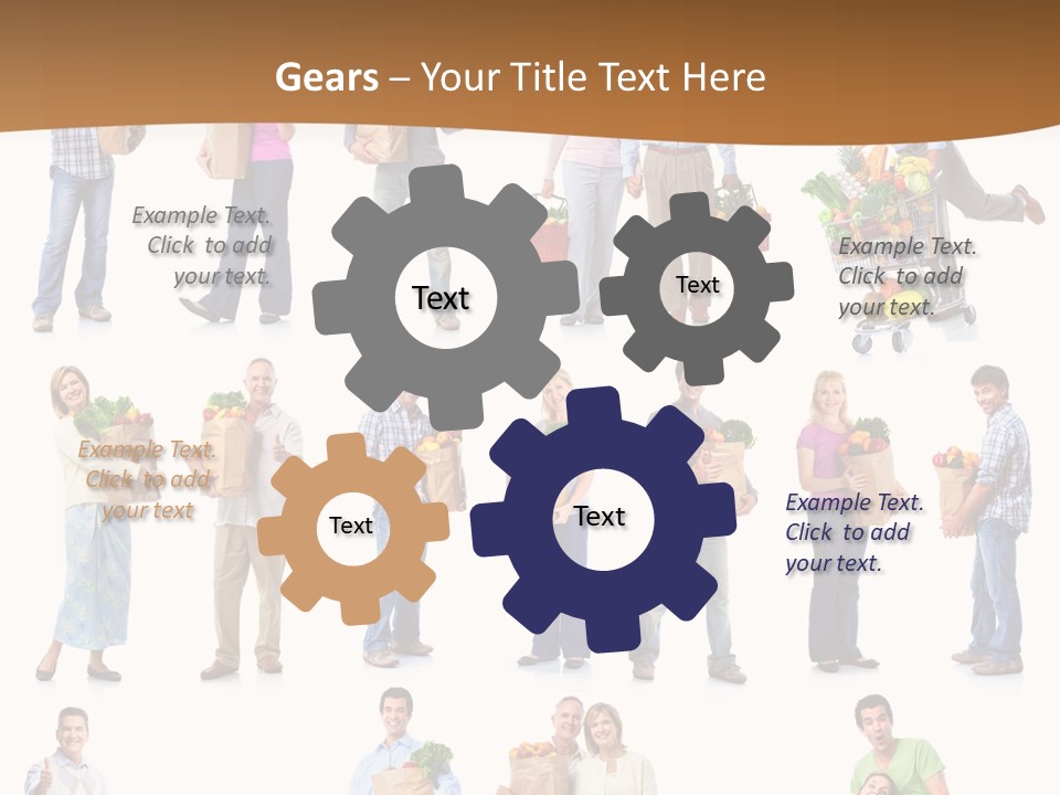 Market Men Senior PowerPoint Template