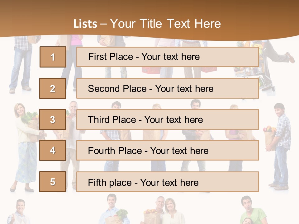 Market Men Senior PowerPoint Template