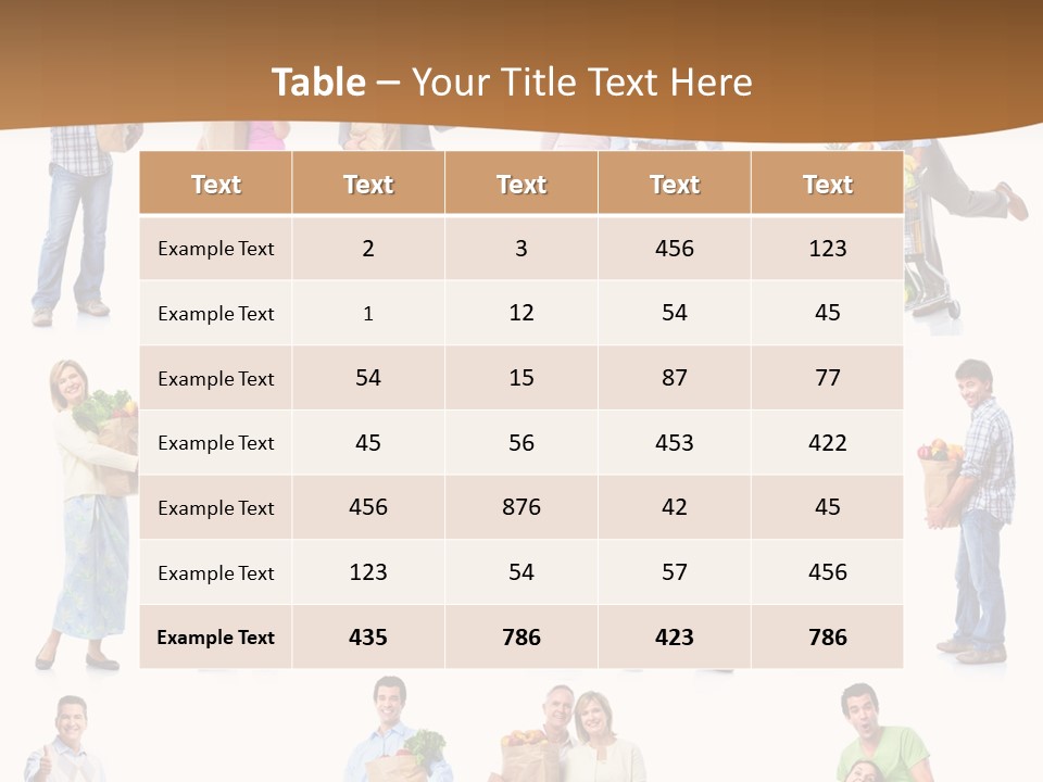 Market Men Senior PowerPoint Template