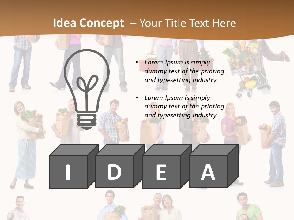 Market Men Senior PowerPoint Template