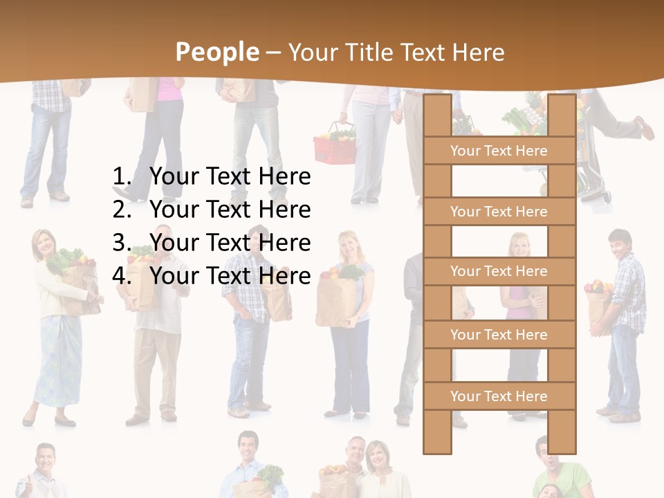 Market Men Senior PowerPoint Template