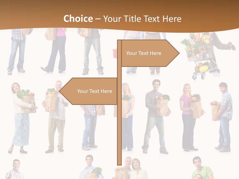 Market Men Senior PowerPoint Template