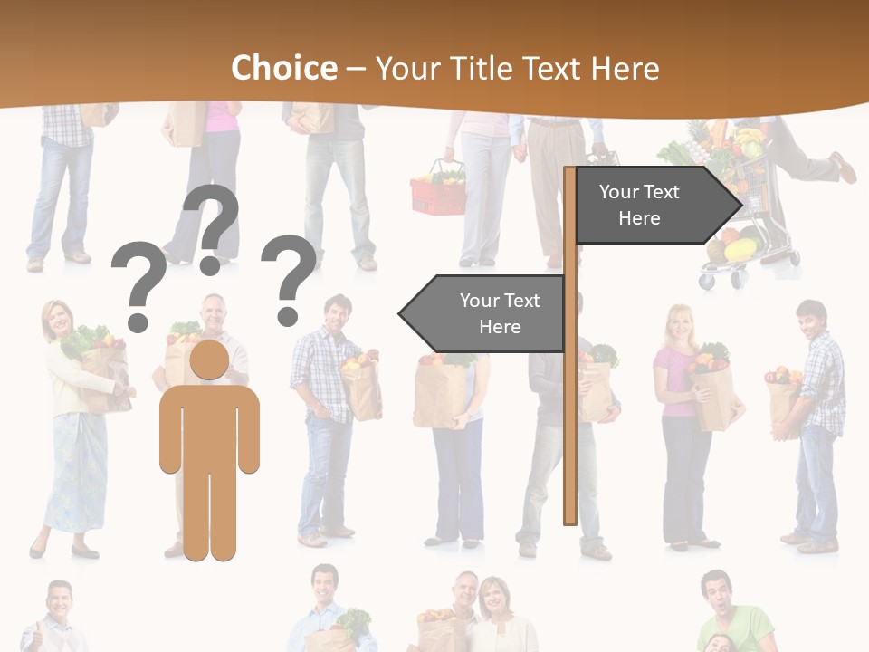 Market Men Senior PowerPoint Template