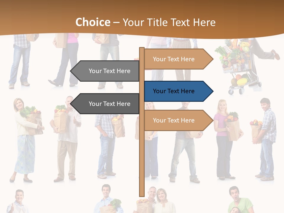 Market Men Senior PowerPoint Template