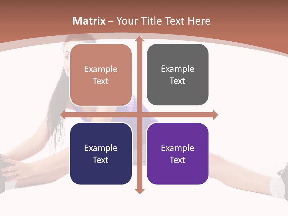 Joy Flexibility Exercises PowerPoint Template