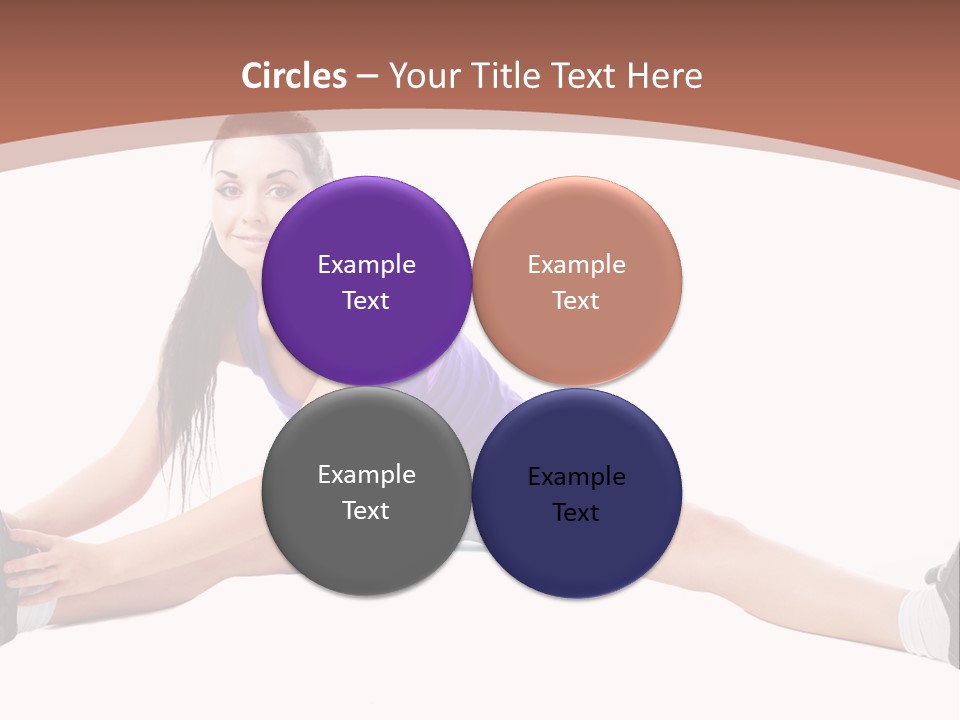 Joy Flexibility Exercises PowerPoint Template