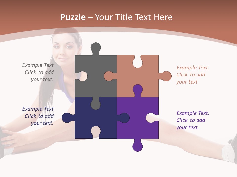 Joy Flexibility Exercises PowerPoint Template