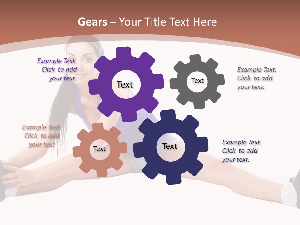 Joy Flexibility Exercises PowerPoint Template