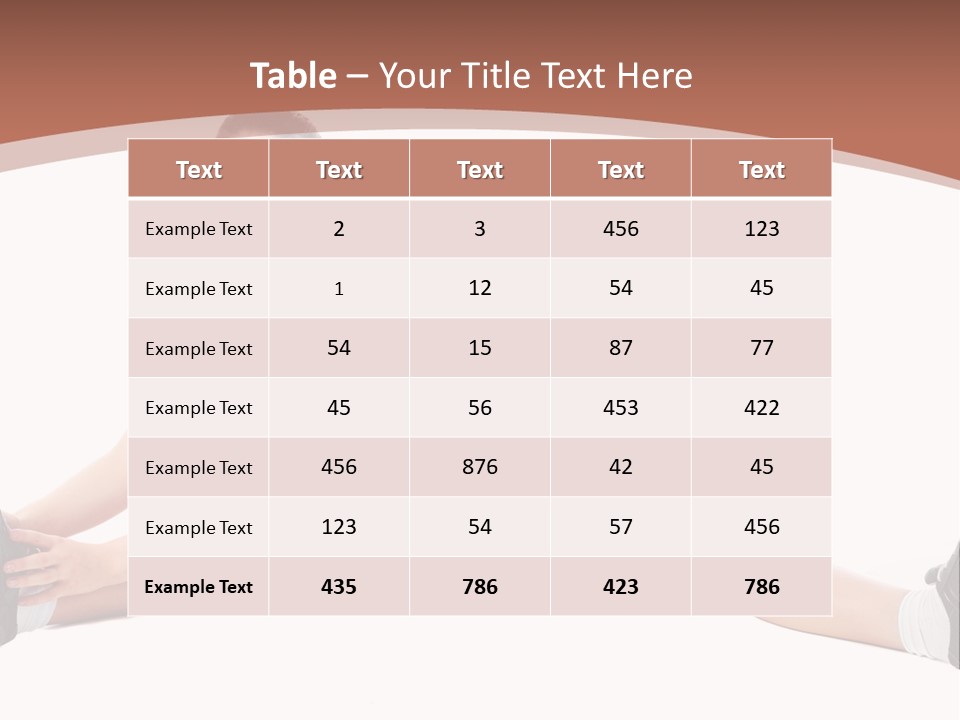 Joy Flexibility Exercises PowerPoint Template