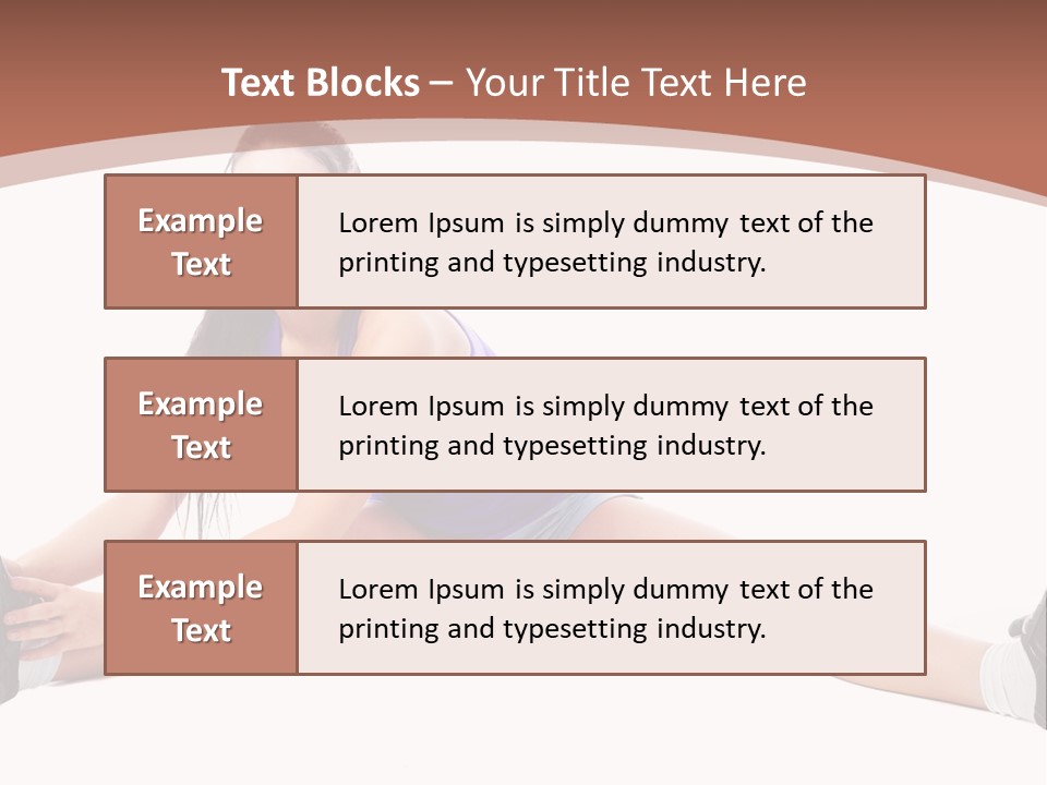 Joy Flexibility Exercises PowerPoint Template