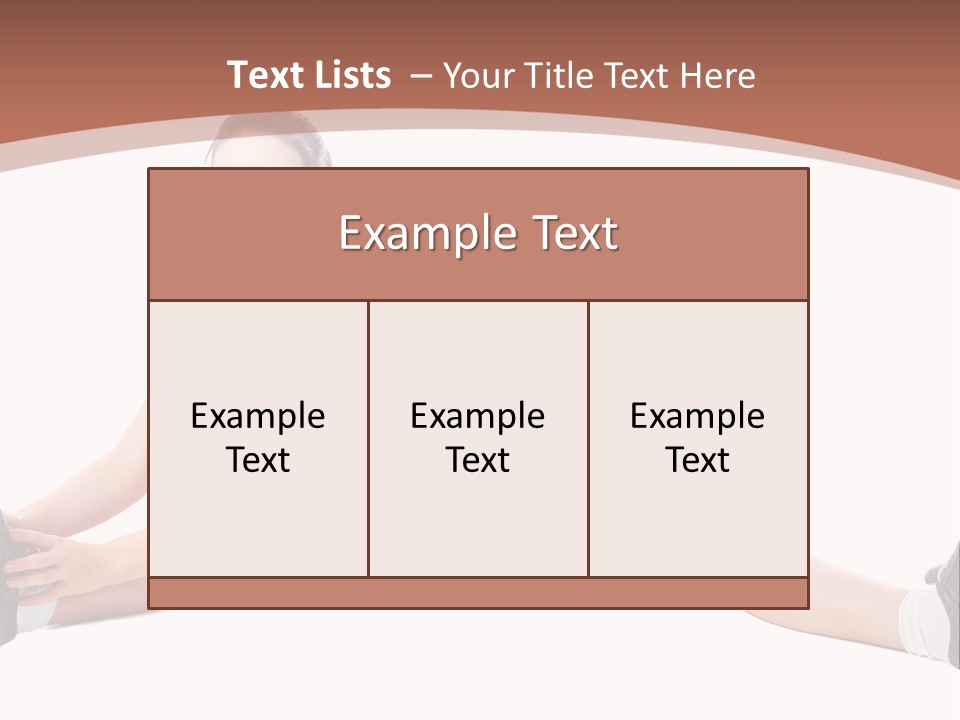 Joy Flexibility Exercises PowerPoint Template
