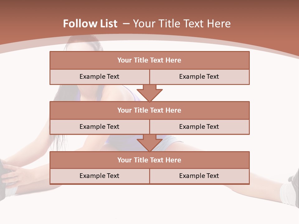 Joy Flexibility Exercises PowerPoint Template