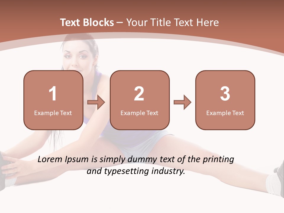 Joy Flexibility Exercises PowerPoint Template
