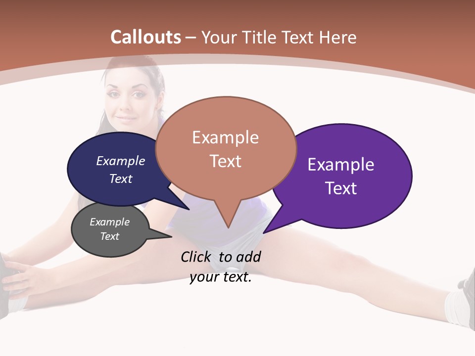 Joy Flexibility Exercises PowerPoint Template